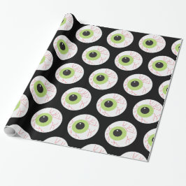 Papel De Presente Halloween Scary Eyeball
