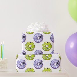 Papel De Presente Halloween Spooky Spider & Green Eyed Monster Rosqu