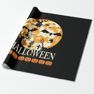 Papel De Presente Halloween Um Mundo Onde Há Ocupantes