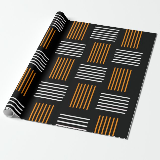 Papel De Presente Halloween Weave (Desenrolado)
