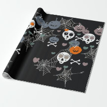 Halloween wrapping paper