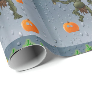 Papel De Presente Halloween Wrapping Paper, Goblin