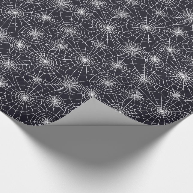 Papel De Presente Halloween Wrapping Paper-Spider Webs (Ponta)
