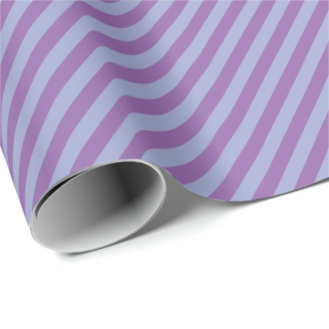Papel De Presente HAMbWG Wrapping Paper - Duas tiras Roxas de Tom (Ponta do rolo)