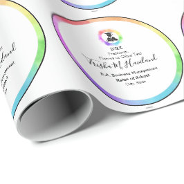 Papel De Presente HAMbyWG do Wrap da Presente de Graduação