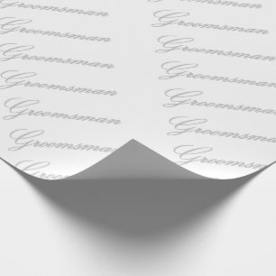 Papel De Presente HAMbyWG - Padrinho de casamento de Quebra-Presente