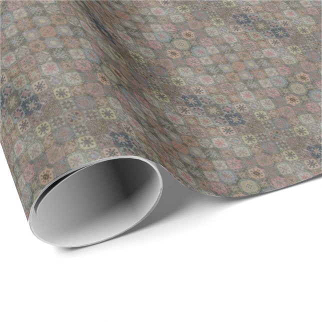 Papel De Presente HAMbyWG - Quebra de Presente - Padrão de Diamante  (Ponta do rolo)