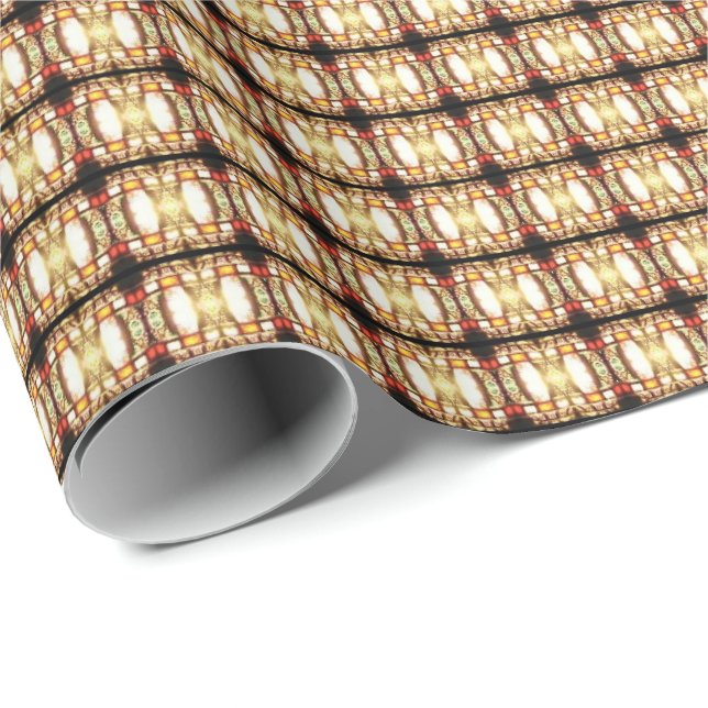 Papel De Presente HAMbyWG - Quebra de presentes - Janela de vidro tr (Ponta do rolo)