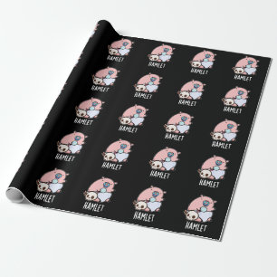 Papel De Presente Hamlet Funny Shakepear Baby Pun Dark BG