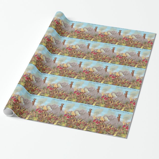Papel De Presente Hannibal Barker Conquista Camisetas Canecas Presen (Desenrolado)