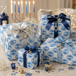 Papel De Presente Hanukkah muito atrativo