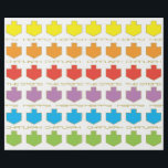 Papel De Presente Hanukkah Personaliza o Giftwrap "Dreidel Colors"<br><div class="desc">Personalize o seu próprio papel de embrulhamento de presente em Hanukkah "Dreidel Colors" Personalize, excluindo o texto "As Canecas de cerveja" "Happy" e "Hanukkah" e adicionando seu próprio texto em papel de embrulho. Escolha seu estilo de fonte, cor e tamanho favoritos. Muitas ferramentas de edição de texto também. Divirta-se!Aproveite o...</div>
