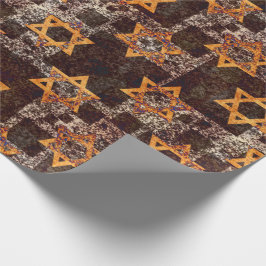 Papel De Presente Hanukkah Star do David Wrapping Paper