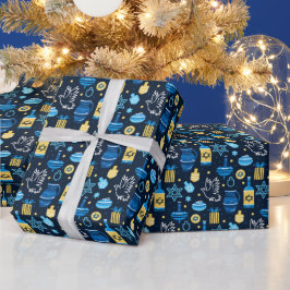Papel De Presente Hanukkah Wrapping Paper