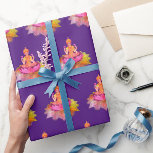 Papel De Presente Happy Diwali - Deepalavi Lakshmi Goddese 4
