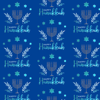 Papel De Presente Happy Hanukkah