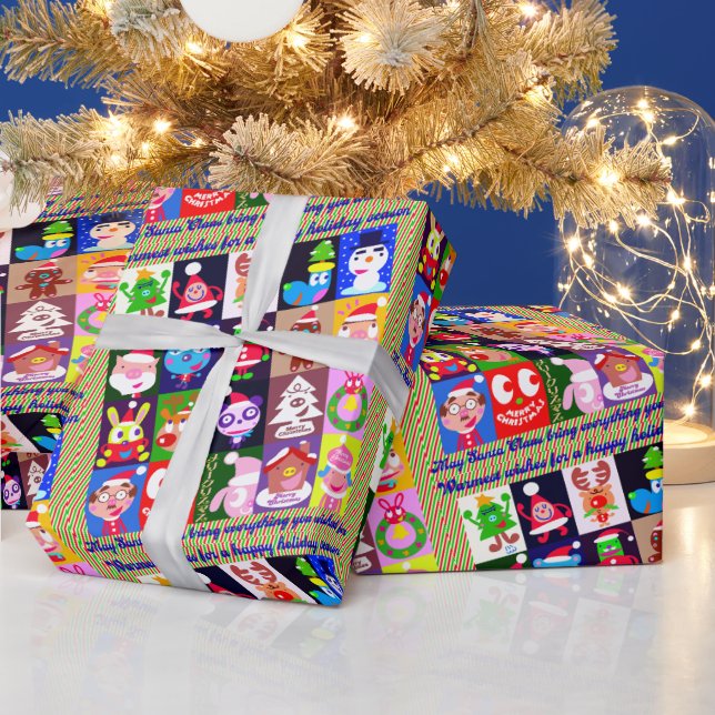 Papel De Presente Happy happy holidays!! (Feriados)