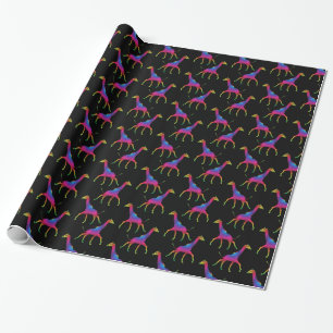 Papel De Presente Happy Hippy Giraffe