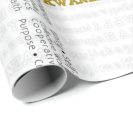 Papel De Presente Happy Kwanzaa