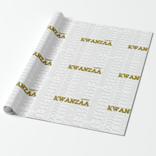Papel De Presente Happy Kwanzaa