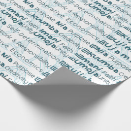 Papel De Presente Happy Kwanzaa