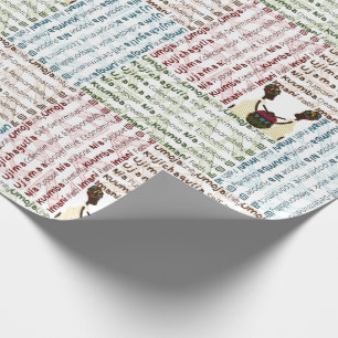 Papel De Presente Happy Kwanzaa