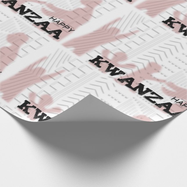 Papel De Presente Happy Kwanzaa (Ponta)