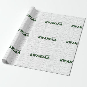 Papel De Presente Happy Kwanzaa