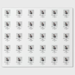 Papel De Presente Happy Valentine's day couple photo modern simple t