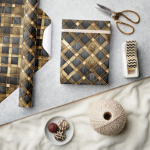 Harlequin Diamantes Black and Dourado ID1031