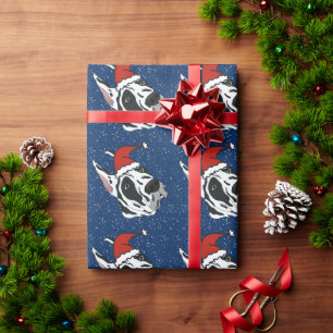 Papel De Presente Harlequin Great Dane Christmas