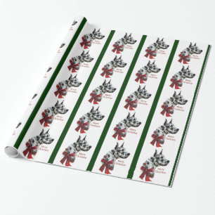 Papel De Presente Harlequin Great Dane Christmas