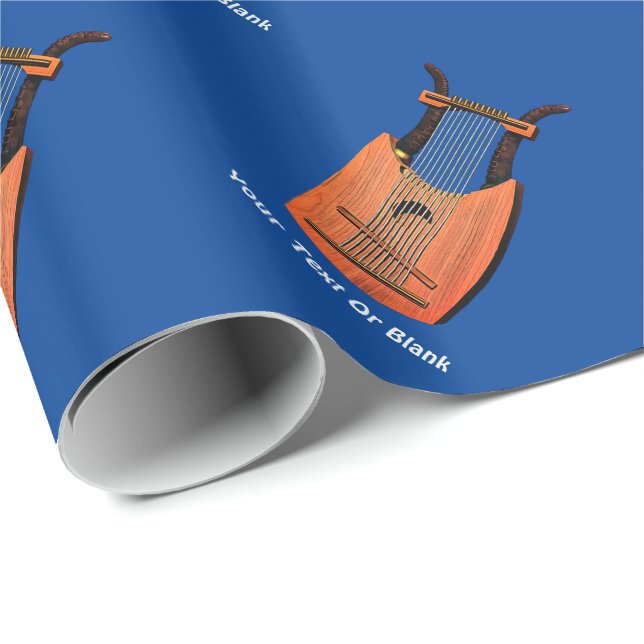 Papel De Presente Harp do Rei David (Ponta do rolo)