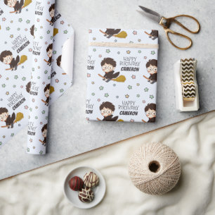 Papel De Presente HARRY POTTER™ e Hogwarts Aniversário