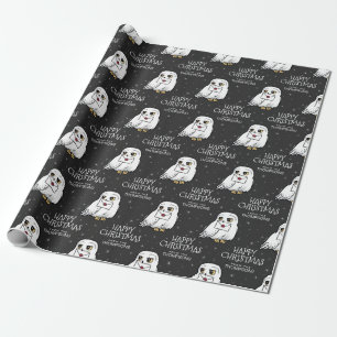 Papel De Presente Harry Potter   Hedwig - Feliz Natal