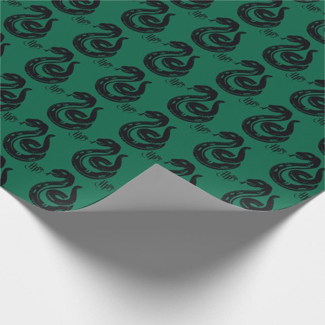 Papel De Presente Harry Potter | Ícone Cobra de Slytherina (Ponta)