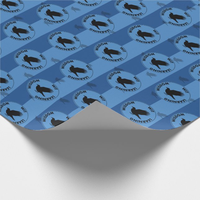 Papel De Presente Harry Potter | RAVENCLAW™ Traços para a Casa Gráfi (Ponta)