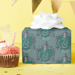 Papel De Presente Harry Potter | Slytherin Crest Green