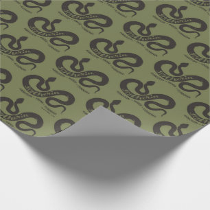 Papel De Presente Harry Potter   SLYTHERIN™ Silhueta Tipografia