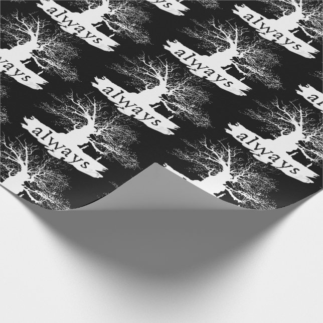 Papel De Presente Harry Potter Spell | Silhuette sempre cotado (Ponta)