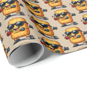 Papel De Presente Hash Brown Dançante