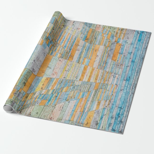 Papel De Presente Hauptweg und Nebenwege - Paul Klee (Desenrolado)
