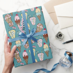Papel De Presente Hawaiian Vibes Wrapping Paper