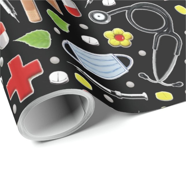 Papel De Presente Healthcare Gift (Ponta do rolo)