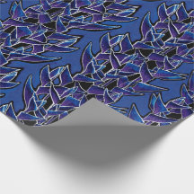 Heliconia Tropical Abstrato Floral Patterno Violet