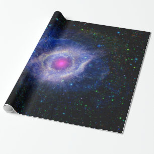 Papel De Presente Helix Nebula NASA Astronomia Espacial Roxo