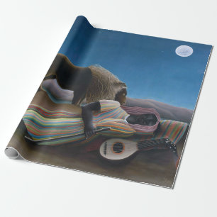 Papel De Presente Henri Rousseau - A Cigana Adormecida