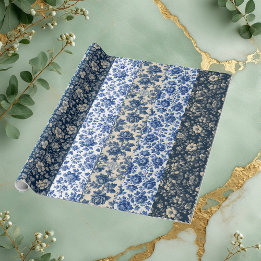 Papel De Presente Herança Francesa Toile Country Chic Colagem Vintag