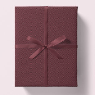 Papel De Presente Herringbone tuitou profundamente o Natal vermelho