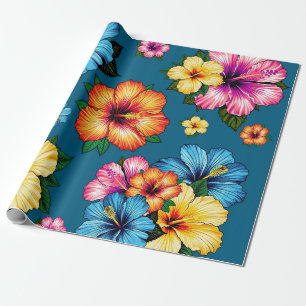 Papel De Presente Hibiscus tropical